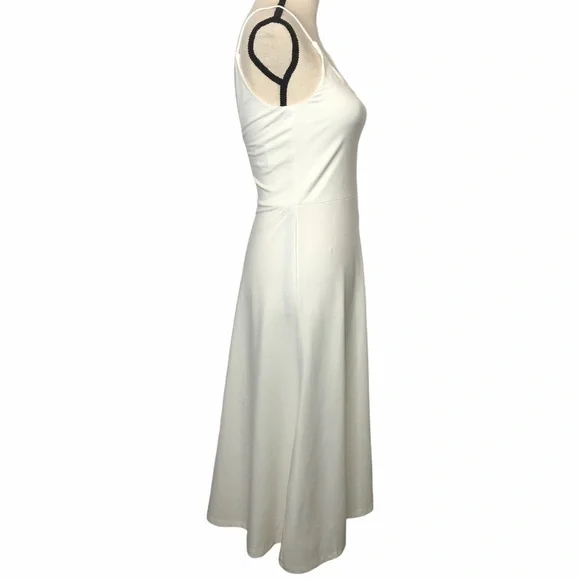 Privacy Please REVOLVE Renner White‎ Midi Dress Bow Balletcore Softgirl Coquette - Picture 6 of 9